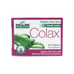 Optima Aloe Vera Colax (Colon Cleanse) 30 Tabs για τη Δυσκοιλιότητα