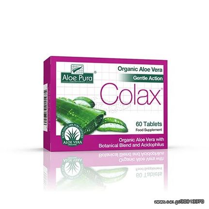 Optima Aloe Vera Colax (Colon Cleanse) 60 Tabs για τη Δυσκοιλιότητα