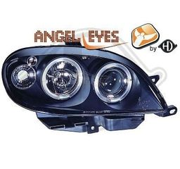 ΦΑΝΑΡΙΑ ΕΜΠΡΟΣ  Headlights CITROEN SAXO 99-03 Angel eyes
