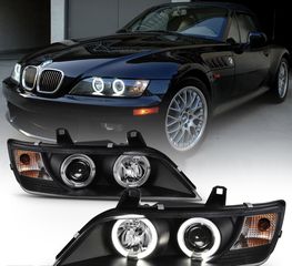 ΦΑΝΑΡΙΑ ΕΜΠΡΟΣ BMW Z3 Roadster/Coupe 95-02 CCFL Angel eyes