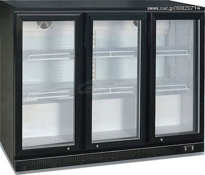 Βιτρίνα ψυχόμενη back bar Διαστάσεις  133x51x89  3 ανοιγόμενες πόρτες 