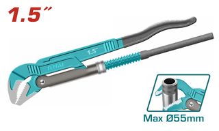 Τσιμπίδα υδραυλικών TOTAL 45ο μέγεθος 1''- 1/2'' ( THT172153 )