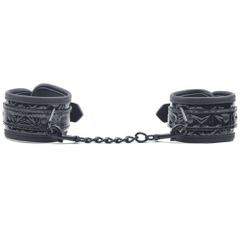 Black Color Embossed Handcuffs-thumb-1