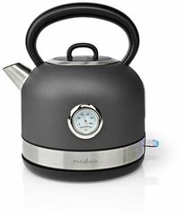 NEDIS Electric Kettle 1.7 L 360 Rotation Grey - (KAWK310EGY)