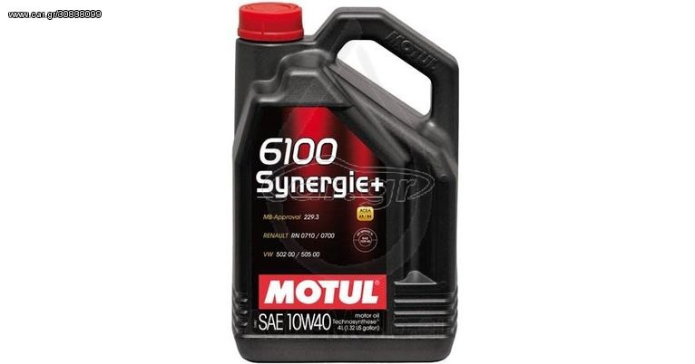 MOTUL 6100 SYNERGIE 10W40 4L