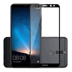 Tempered Glass Full Cover για Huawei Mate 10 Lite - Μαύρο