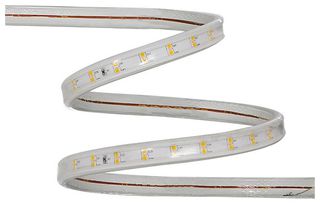 Ταινία LED 1m 9W/m 230V 120LED/m 2835 SMD 990lm/m 120° Αδιάβροχη IP67 Θερμό Λευκό 3000k GloboStar 63091