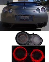 ΦΑΝΑΡΙΑ ΠΙΣΩ Nissan R35 GT-R 09/- Smoke Clear Taillights