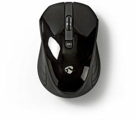 NEDIS Wireless Mouse 3-Button Black - (MSWS400BK)