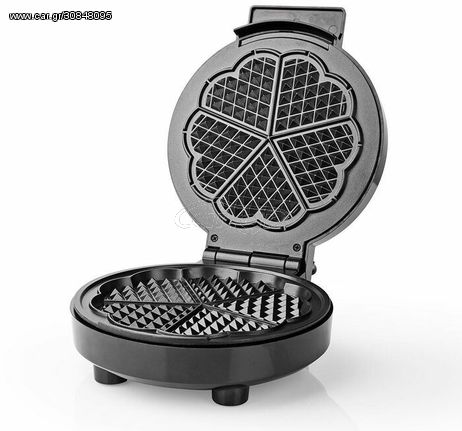 NEDIS Waffle Plate 19 cm 1000W Black - (KAWP100BK)