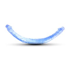 17'' Clear Blue Double Ended Realistic Dildo 45 CM