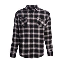 WCC Cisco flannel shirt white/black/brown