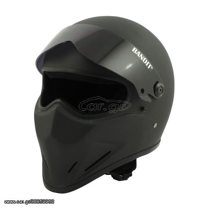 BANDIT CRYSTAL HELMET,MATTE BLACK, S