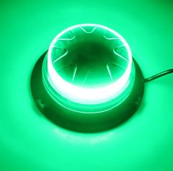 Φάρος LED 9V-28V 24 Watt Πράσινος φωτισμός με μαγνήτη Strobo Κωδικός ST182..Sound☆Street....