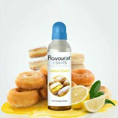 FLAVOURIST 2SHOTS LEMON CRUSH 30/70ML (ντόνατς με άχνη και κρέμα λεμονιού)