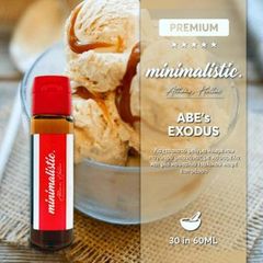 MINIMALISTIC ABES EXODUS Shake And Vape 30/60ml (παγωτό μπανάνα με καραμέλα και εσπρέσσο)