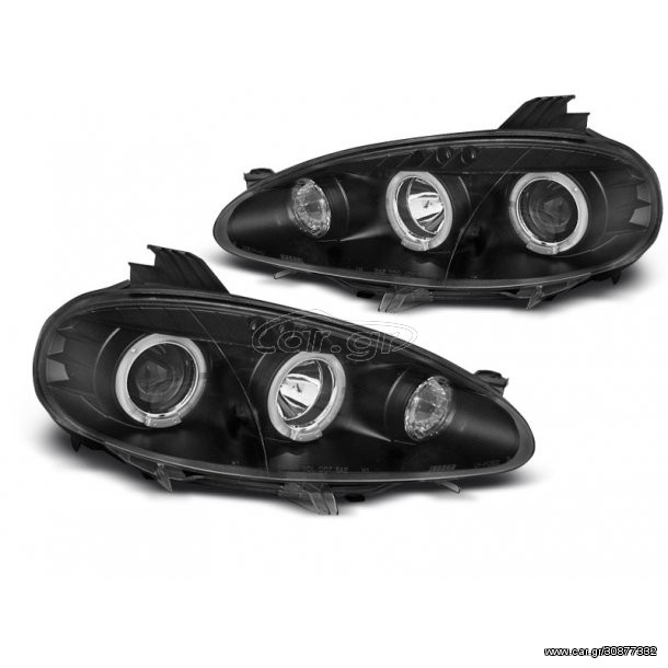 φαναρια εμπρος mazda mx5 angel eyes MAZDA MX5 01-05 ANGEL EYES BLACK eautoshop gr