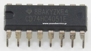 IC 74HC4051 DIP-16 SMD ΟΛΟΚΛΗΡΩΜΕΝΟ ΚΥΚΛΩΜΑ CD74HC4051E