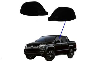 ΚΑΠΑΚΙΑ ΚΑΘΡΕΠΤΩΝ ΓΙΑ VW AMAROK PICK-UP (ΓΥΑΛΙΣΤΕΡΟ ΜΑΥΡΟ)