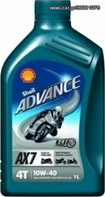 SHELL ADVANCE  AX7 4T 10W40 1L