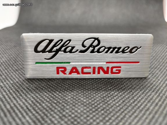 Alfa Romeo Racing Μεταλλικό Αυτοκόλλητο.