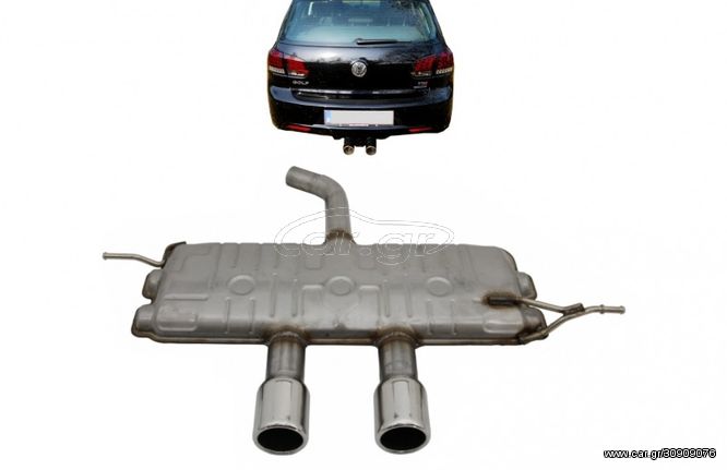 ΕΞΑΤΜΙΣΗ VW Golf 5 R32 (2003-2007) & Golf 6 R20 (2008-2013) Catback Muffler R20 R32