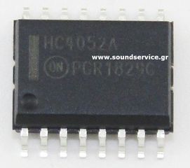 IC 74HC4052 SMD SOIC-16-WIDE ΟΛΟΚΛΗΡΩΜΕΝΟ ΚΥΚΛΩΜΑ 10x7.6mm