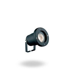 Lucas LED Spot Κήπου Στεγανό GU10 IP65 Μαύρο Αλουμίνιο - GL5001B