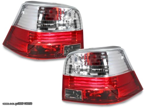 ΟΠΙΣΘΙΑ ΦΑΝΑΡΙΑ ΓΙΑ VW GOLF IV VARIANT (1J5) (RED/CRYSTAL)