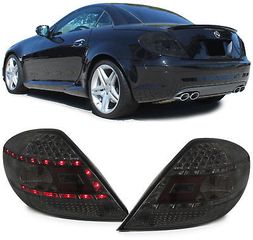 ΦΑΝΑΡΙΑ ΠΙΣΩ Taillights LED Mercedes SLK R171 04-11 LED clear black