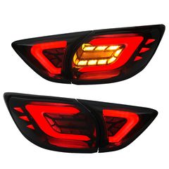 ΦΑΝΑΡΙΑ ΠΙΣΩ Mazda CX5 2012+ LED black/smoke