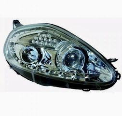 ΦΑΝΑΡΙΑ ΕΜΠΡΟΣ Headlights LED FIAT GRANDE PUNTO 05>>