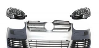 ΕΜΠΡΟΣΘΙΟΣ ΠΡΟΦΥΛΑΚΤΗΡΑΣ & ΕΜΠΡΟΣΘΙΑ ΦΑΝΑΡΙΑ GTI-R32 DESIGN ΓΙΑ VW GOLF V HATCHBACK (1K1)