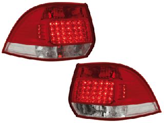 ΟΠΙΣΘΙΑ LED ΦΑΝΑΡΙΑ ΓΙΑ VW GOLF V HATCHBACK (1K1) (RED/CRYSTAL)