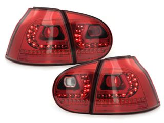  ΟΠΙΣΘΙΑ LED ΦΑΝΑΡΙΑ ΓΙΑ VW GOLF V HATCHBACK (1K1) (RED/CRYSTAL)