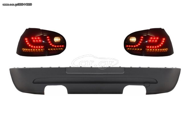 ΟΠΙΣΘΙΟΣ ΠΡΟΦΥΛΑΚΤΗΡΑΣ & ΟΠΙΣΘΙΑ LED ΦΑΝΑΡΙΑ GTI-DESIGN ΓΙΑ VW GOLF V HATCHBACK (1K1)