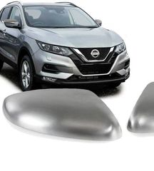 ΚΑΠΑΚΙΑ καθρεφτων Nissan Qashqai Alu Aluminium Optik Matt