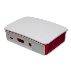 Raspberry Pi Official Case Κόκκινο Λευκό-thumb-1