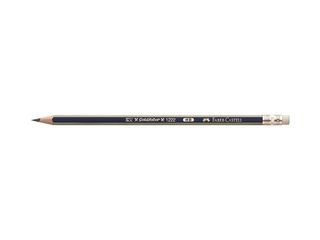 Μολύβι γραφίτη Faber Castell GOLDFABER 1222 με γόμα HB (Μπλε)