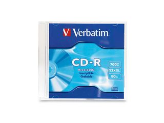 CD-R VERBATIN 700MB 52X με θήκη slim (47.01.43415)