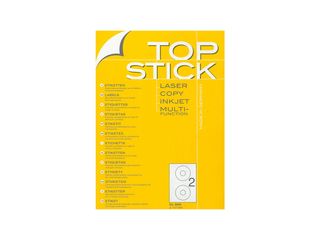 Ετικέτες αυτοκόλλητες TOPSTICK No8696 (CD 117mm) (Λευκό)