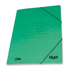 Φάκελος Skag Systems με Αυτιά και Λάστιχο Πρεσπάν 25x35cm πράσινο