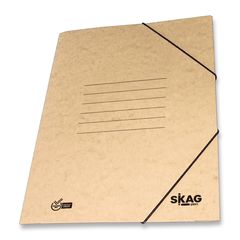 Φάκελος Skag Systems με Αυτιά και Λάστιχο Πρεσπάν 25x35cm κρεμ