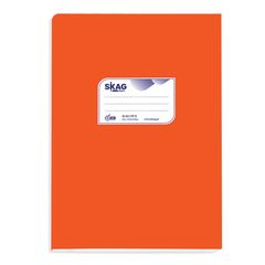 Τετράδιο Skag "Διεθνές" Χρωματιστό Ριγέ 50 Φύλλων 17x25 Πορτοκαλί (214162) (Πορτοκαλί)