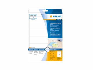 Ετικέτες HERMA αυτοκόλλητες διάφανες 97x42.3  No.4682 (Διαφανές)