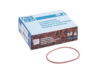 Λαστιχάκια λεπτά Alco Φ50 - 80mm 50gr κόκκινα