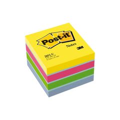 Αυτοκόλλητα χαρτάκια σημειώσεων 3Μ Post-it 51x51mm ultra αποχρώσεις πακέτο 400 φύλλων 2051U (Διάφορα χρώματα)