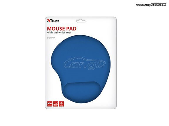 Mouse Pad με στήριγμα καρπού TRUST BigFoot μπλε