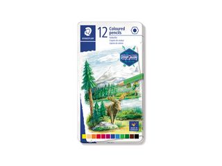 Ξυλομπογιές STAEDTLER Colour 146CM  Μεταλλική κασετίνα (πακέτο 12 τεμαχίων)