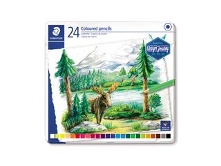 Ξυλομπογιές STAEDTLER Colour 146C  μεταλλική κασετίνα (πακέτο 24 τεμαχίων)